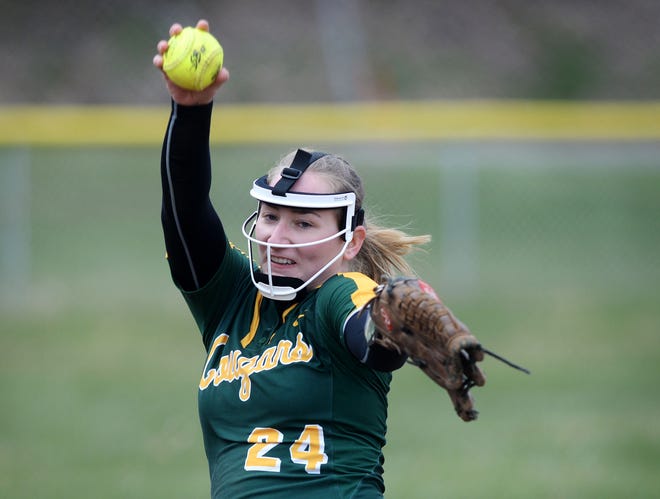 Blackhawk pitcher Bree Dickton is one of the big reasons why the Cougars are returning to the WPIAL playoffs for the first time since 2015. [Sally Maxson/BCT file]