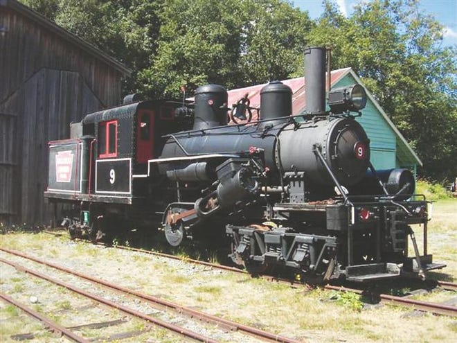 M.D. Olds' Climax locomotive, which later traded hands and ended up with the Hillcrest Lumber Company of British Columbia. Still running, it is on display at the British Columbia Forest Discovery Centre in Duncan, British Columbia.