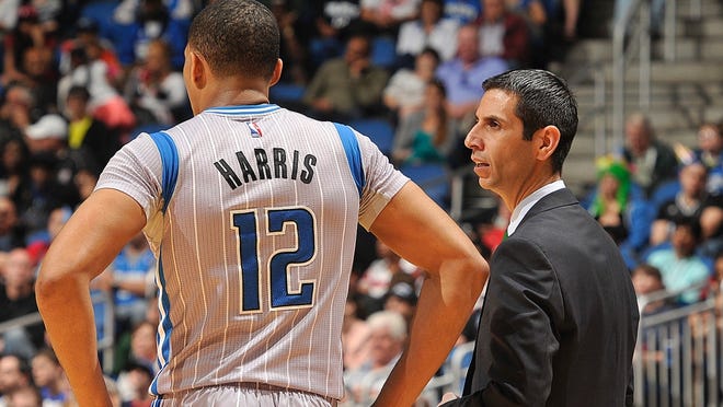 James Borrego is shown during the 2014-15 season when he was Orlando Magic interim head coach. [NBA.com photo]