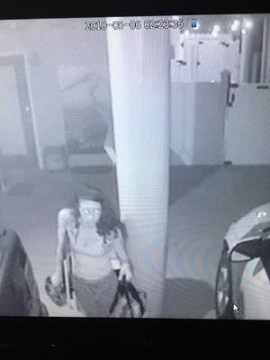 Investigators with the Walton County Sheriff's Office are asking for the public's help in identifying this woman, who is wanted as a suspect in a pair of home burglaries over the weekend. [WCSO/CONTRIBUTED PHOTO]