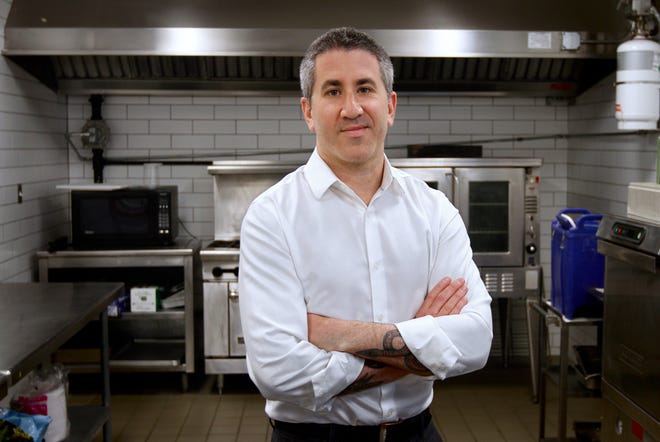 Chef Michael Solomonov says food should play a role in diplomacy. “Nothing else is working. Why not food?” he says. [The Providence Journal / Kris Craig]