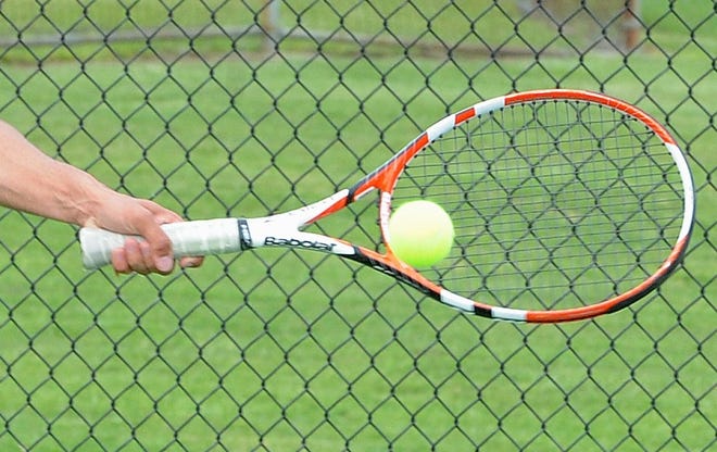 Tennis results from today's high school games. [Herald News file photo]