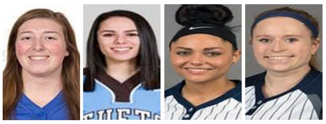 Former Silver City softball players from left to right, Aimee Kistner, Kristen Caporelli, Brittany Perdigao and Jordan Wade.

[Submitted photos}