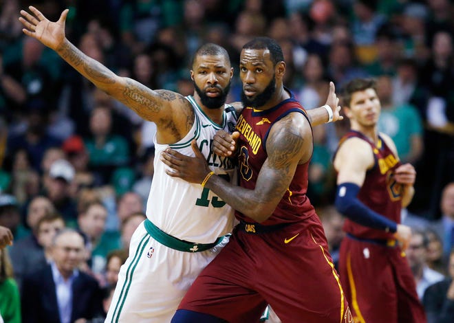 Celtics forward Marcus Morris, who said he relished the challenge of playing against LeBron James, outperformed the Cavaliers star on Sunday. Morris finished with 21 points and 10 rebounds while James managed only 15 points, committed seven turnovers and was a game-worst minus-32.
