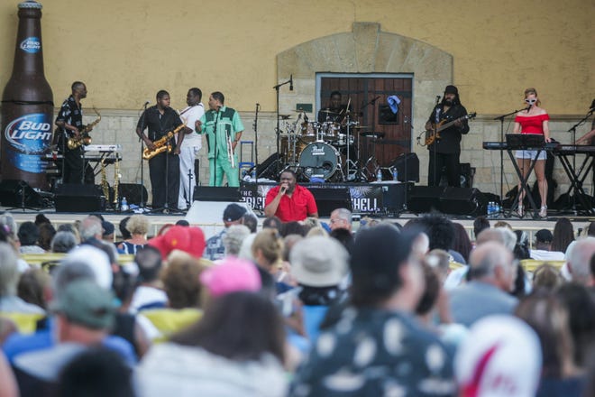 "It energizes the entire area on Fridays and Saturdays," Richard Wakeel said of the Bandshell concerts. [News-Journal / LOLA GOMEZ]