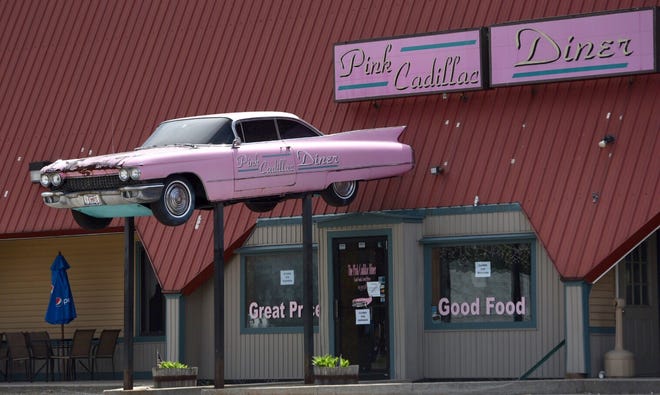 It's the end of the road for Rochester's iconic Pink Cadillac Diner, which closed this week apparently without notice. [Deb Cram/fosters.com]