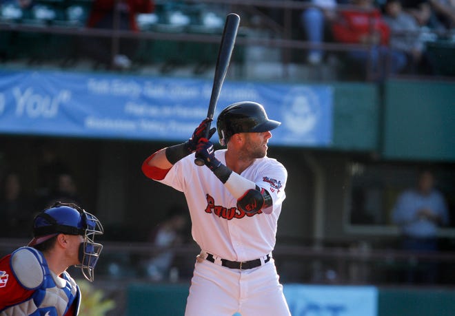 Dustin Pedroia went to the plate three times and got one hit in Monday's PawSox game against the Buffalo Bisons, his first real action since knee surgery last fall.