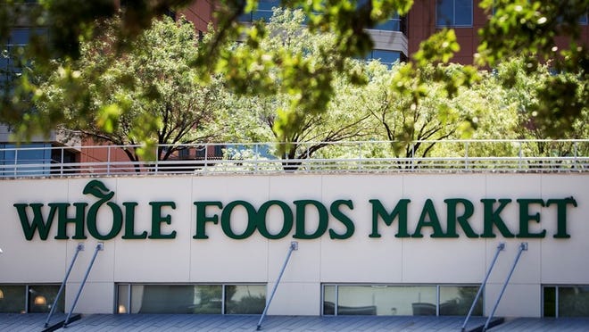 Whole Foods Market's flagship store is seen in downtown Austin, Texas, on Friday, June 16, 2017.