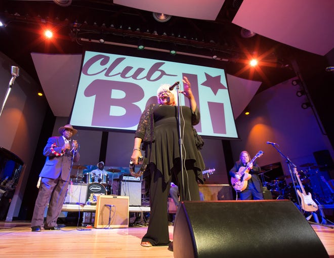 Blues singer Sheba is shown here performing at last year's Brick City Blues Festival. She will return this year. [Dave Schlenker/Star-Banner]