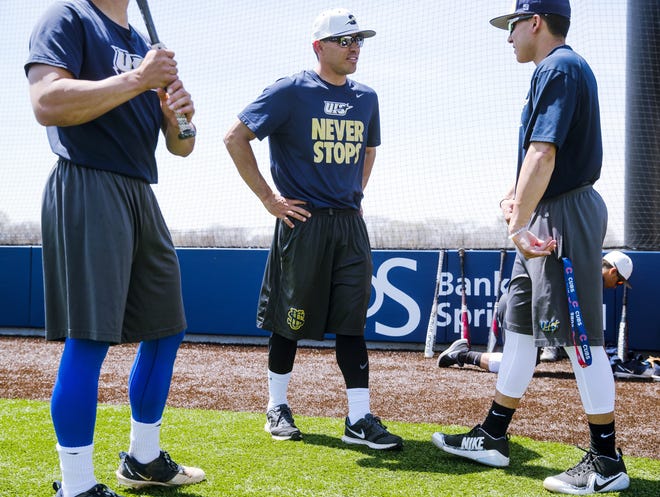 University of Illinois Springfield baseball coach Chris Ramirez was hired in July 2013 to coach the Prairie Stars. [Ted Schurter/The State Journal-Register]