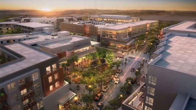 This rendering from Gensler offers a preview of what’s to come at The Grove.