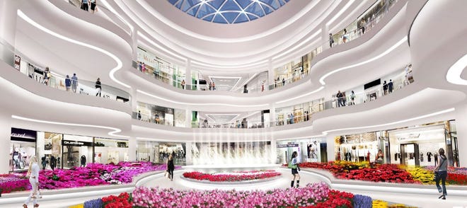 The American Dream Miami mall will be the biggest enclosed mall in North America, its developers say. [COURTESY IMAGE]