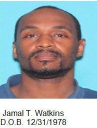 Jacksonville Beach police are searching for Jamal T. Watkins, 39, following an attempted homicide and armed burglary Friday in that city. [Jacksonville Beach Police Department]