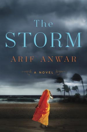 The cover of "The Storm" by Arif Anwar. [Atria Books via AP]