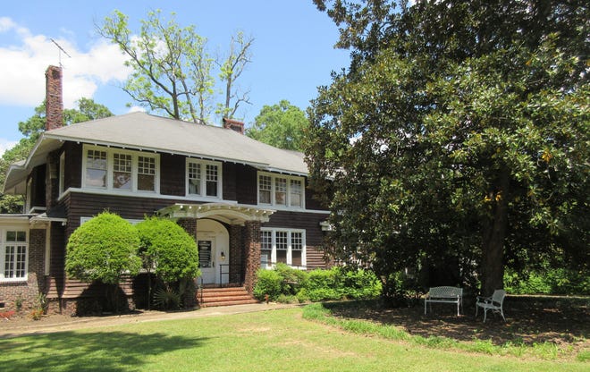 The F. Scott and Zelda Fitzgerald Museum in Montgomery, Ala., is seen on April 28, 2018. Zelda was a Montgomery native and the couple met in 1918 at a Montgomery country club while F. Scott was stationed at a U.S. Army base. They lived in the house in 1931 and 1932. While living in this house, F. Scott Fitzgerald worked on "Tender Is The Night," and Zelda Fitzgerald worked on her novel, "Save Me The Waltz." (AP Photo/Beth J. Harpaz)