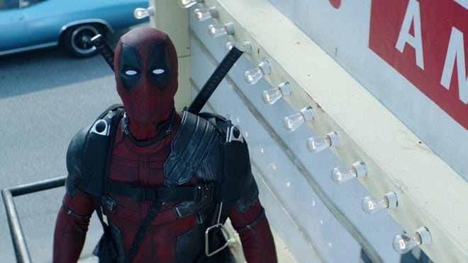 Ryan Reynolds stars as Deadpool in “Deadpool 2,” which opened this weekend in first place with $125 million. Contributed by Twentieth Century Fox