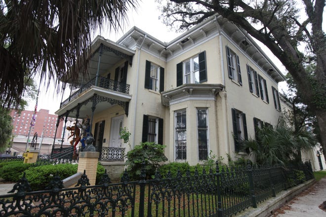 A historic house built in the 1870s is now home to the Mobile Carnival Museum, Mobile, Alabama. [Steve Stephens]