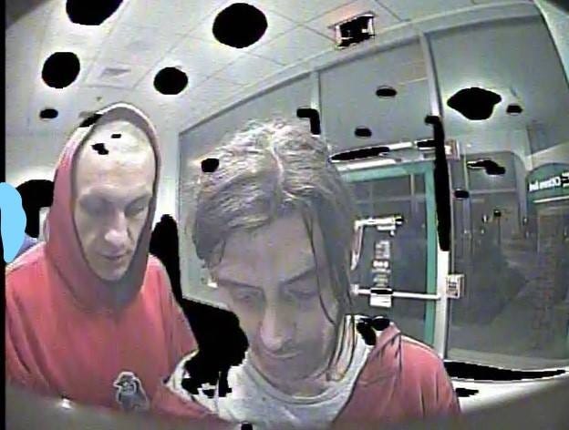 Police said these men approached a Citizens Bank ATM customer on the night of May 16 threatening him with a knife before robbing him. Weymouth police/Photo
