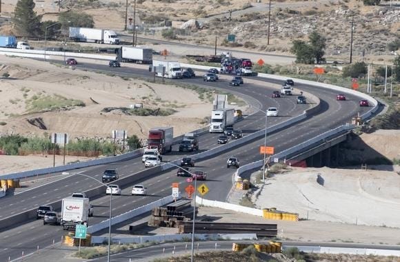 Caltrans plans to do a full closure of Interstate 15 in Victorville nightly on May 29, 30, 31 and June 4 in order to complete bridge repairs. [Daily Press File]