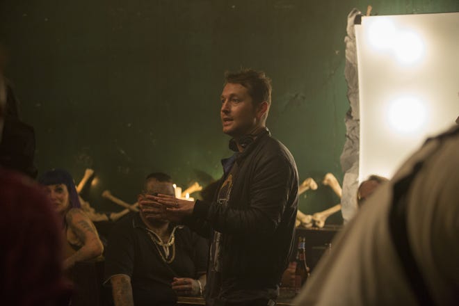 Leigh Whannell makes some suggestions on the set of “Upgrade.” [BH Tilt]