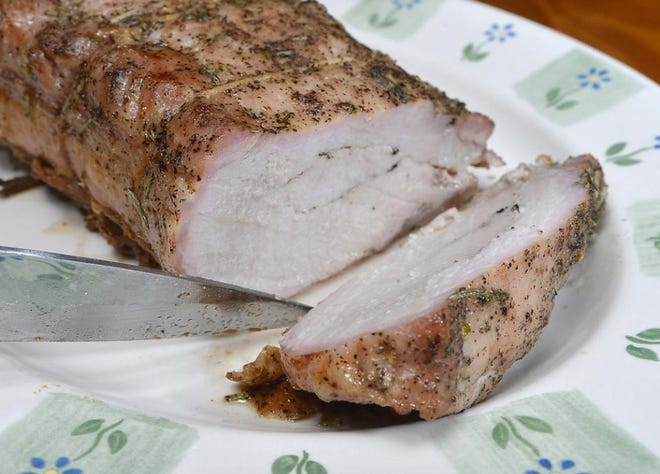 Grilled pork is a perfect way to prepare a loin. [Greg Wohlford/Erie Times-News]