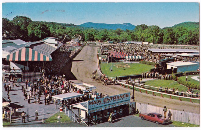 Live racing was popular at the Great Barrington Fairgrounds in the last century. [Photo/Fair Grounds Community Redevelopment Project, via SHNS]