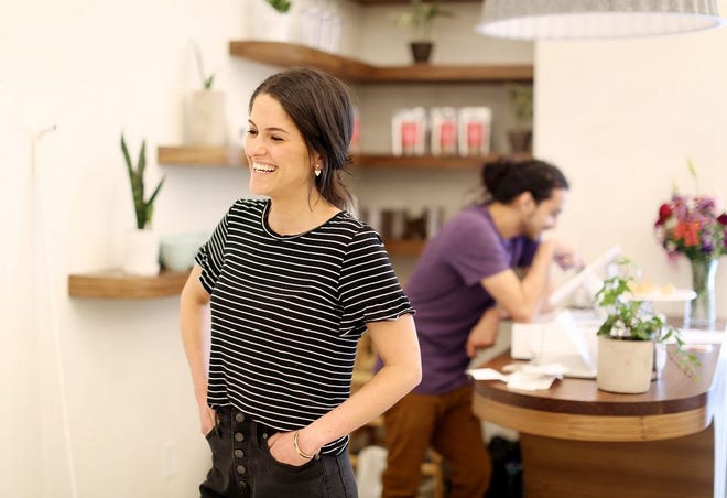Alexis Joseph, the owner of local cafe chain Alchemy and a certified nutritionist, has never struggled with orthorexia nervosa herself, but she's seen signs of it in some of her customers and clients. Orthorexia ]Courtney Hergesheimer/Dispatch]