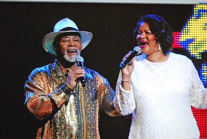 Milton Bullock, left, lead singer of the original Platters, will be Master of Ceremonies at the Funk Festival this weekend in Kinston. [Submitted photo]