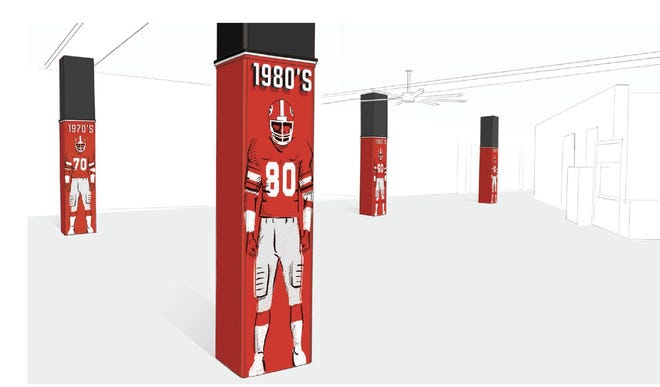 An artist's rendering details Georgia's plans to spruce up Sanford Stadium for the upcoming season. [RENDERING COURTESY OF THE UGA ATHLETIC DEPARTMENT]
