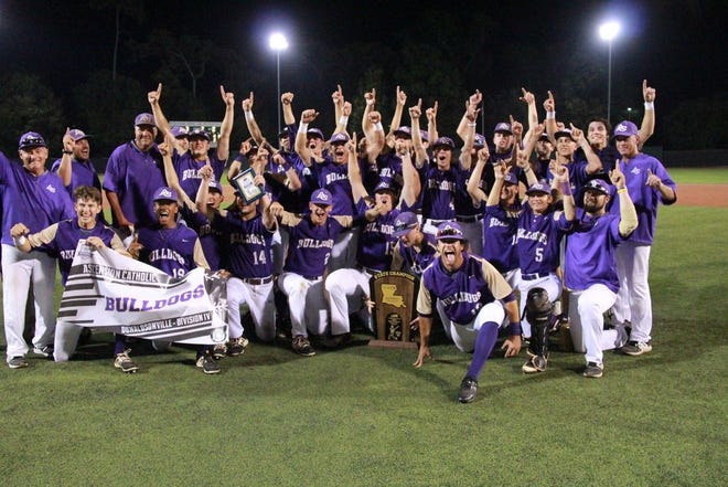 The Ascension Catholic baseball team won their first state title since 1994. Photo by Kyle Riviere.
