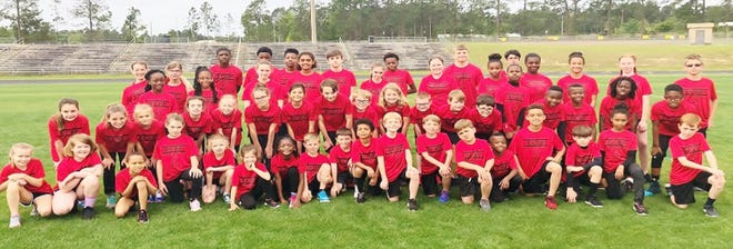 District track participants at Swainsboro [COURTESY EFFINGHAM COUNTY RECREATION AND PARKS]