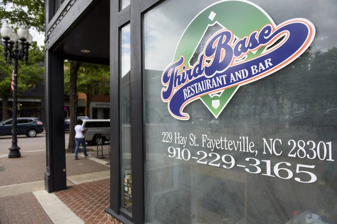 Third Base restaurant on Hay Street is no longer open. [Melissa Sue Gerrits/The Fayetteville Observer]