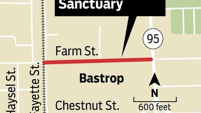 The Farm Street Historic Chicken Sanctuary ran along a 1,500-foot stretch of Farm Street, between the train tracks near Fayette Street to Texas 95.