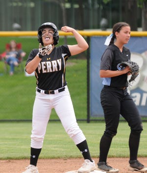 Perry vs. Willoughby South - Division I Regional Softball Final at the University of Akron, May 26, 2018. (CantonRep.com / Ray Stewart)