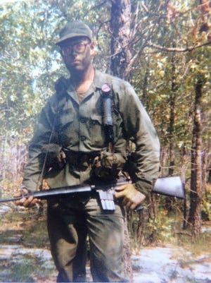 David Goforth training at Fort Bragg. [Photo courtesy David Goforth]