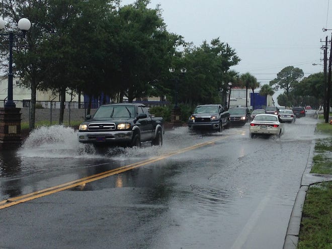 Florida High Patrol recommends against driving through standing water. [FILE PHOTO]