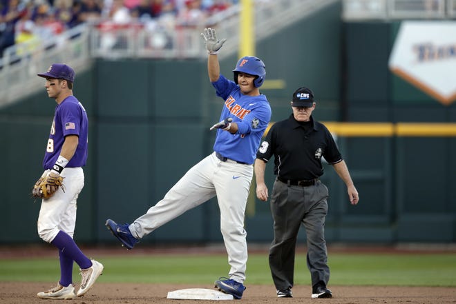 The Gators won it all last year and are one of six Florida schools in this year's NCAA Division I baseball regionals. [Associated Press File]