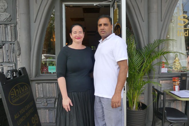 Owners Vhonda, left, and Davinder Kurmar have owned and operated Shiva Indian Restaurant in Mount Dora for two years. Davinder is the chef and prepares family recipes featuring the style of Northern India. [LINDA FLOREA / CORRESPONDENT]