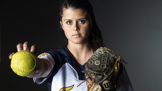 Stony Point pitcher Laura Despres plans to attend the University of Texas at Tyler in the fall to continue her athletic career. RODOLFO GONZALEZ/FOR AMERICAN-STATESMAN