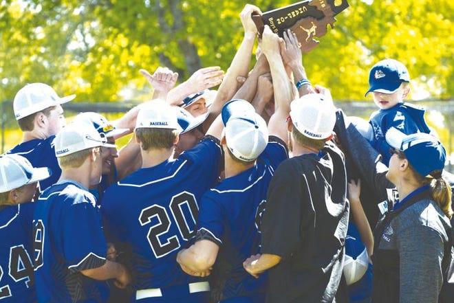 The Inland Lakes varsity baseball team captured a third straight MHSAA Division 4 district crown with a 13-2 victory over Harbor Light in Indian River on Saturday.