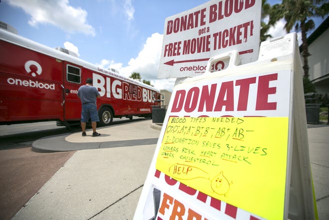 On June 12, the city of Mount Dora will host a Unity Blood Drive for One Blood 9 a.m. and 1 p.m. in front of City Hall. [Gatehouse Media File]