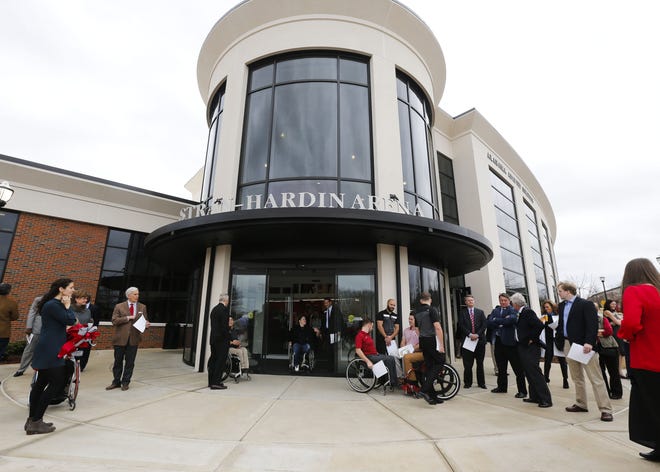 The University of Alabama has received more than $1 billion in gifts and pledges in the past decade. While some donors wish to remain anonymous, other donors give publicly, like Mike and Kathy Mouron who gave a total of $4 million to help build Stran-Hardin Arena, the new home fo UA's adapted athletics program. [Staff Photo/Gary Cosby Jr.]