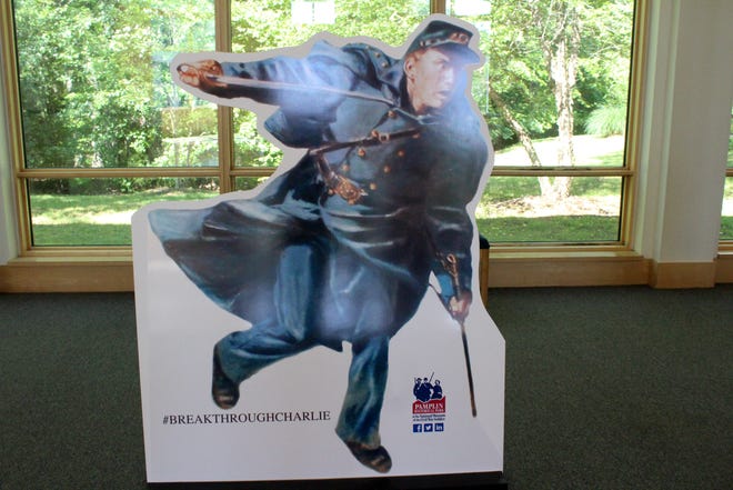 Pamplin Historical Park & The National Museum of the Civil War Soldier announces the launch of a new museum mascot - #BREAKTHROUGHCHARLIE. [Kelsey Reichenberg/progress-index.com]