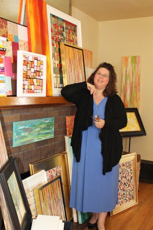 "Well-traveled,” a mixed-media art show featuring the work of Galesburg artist Susan Sharp, will be open through June 29 in the Lonnie Eugene Stewart Gallery on the campus of Carl Sandburg College. [submitted photo]