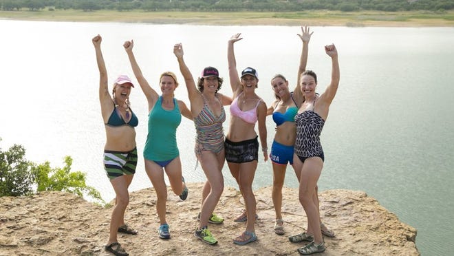 These outdoor-loving moms call themsevles the Adventure Girls and get together every few weeks for some outdoor fun. From left: Laura Robinson, Genevieve Ali, K.C. Singletary, Dana Bocock, Patricia Ponsart and Amanda Kool. JAY JANNER / AMERICAN-STATESMAN