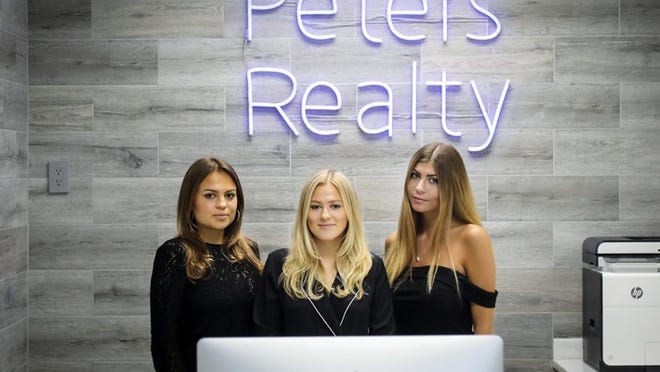 Dresden, Ariana, and Dakota (left to right) Peters of Peters Development in Lake Worth Thursday, June 7, 2018. (Bruce R. Bennett / The Palm Beach Post)