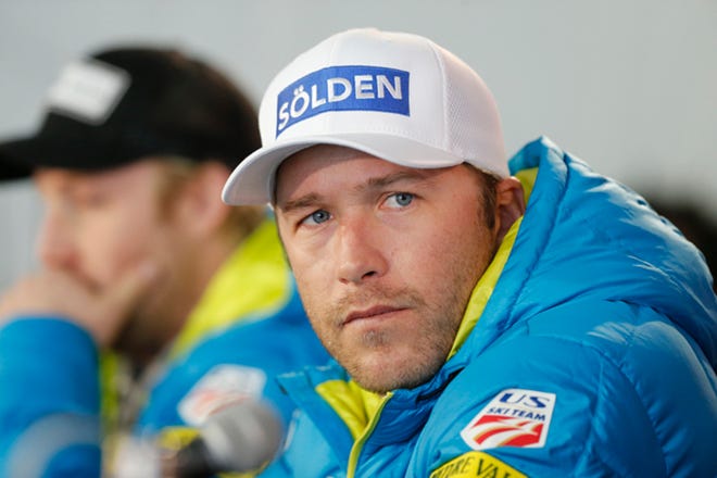 In this Feb. 2, 2015 file photo, USA men's ski team member Bode Miller participates in a news conference at the alpine skiing world championships in Beaver Creek, Colo. Authorities reported Monday, June 11, 2018, that Miller's 19-month-old daughter Emeline Miller died Sunday after paramedics pulled her from a swimming pool in Coto de Caza, Calif., Saturday. (AP Photo/Brennan Linsley, File)