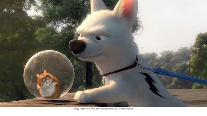 Disney’s “Bolt” will be the featured animal-themed movie at the Austin Humane Society’s monthly Outdoor Movie Night. Contributed