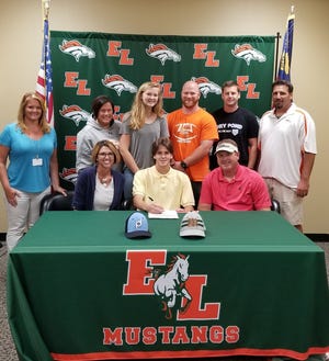 Senior outfielder Kooper Hogue recently signed a letter of intent to play at Southeastern.
