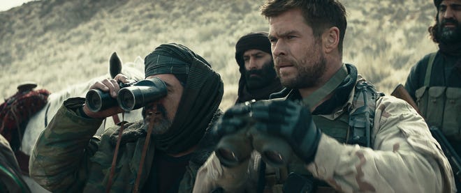 "'12 Strong' is a powerful new war drama from Alcon Entertainment, Black Label Media and Jerry Bruckheimer Films that tells the declassified true story of the first American soldiers sent into Afghanistan after 9/11." [Contributed photo]